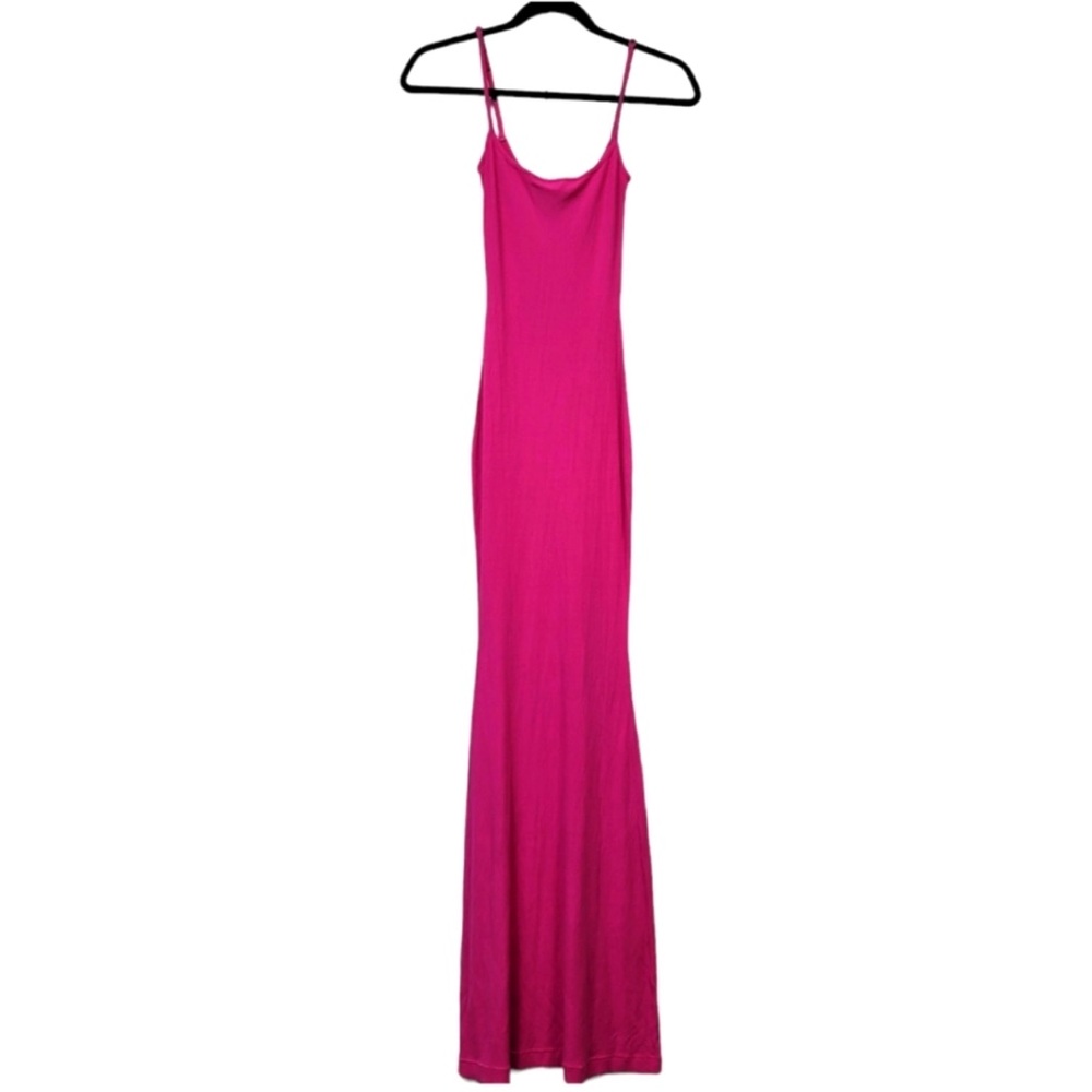 SKIMS Barbie Pink Soft Lounge Long Slip Dress